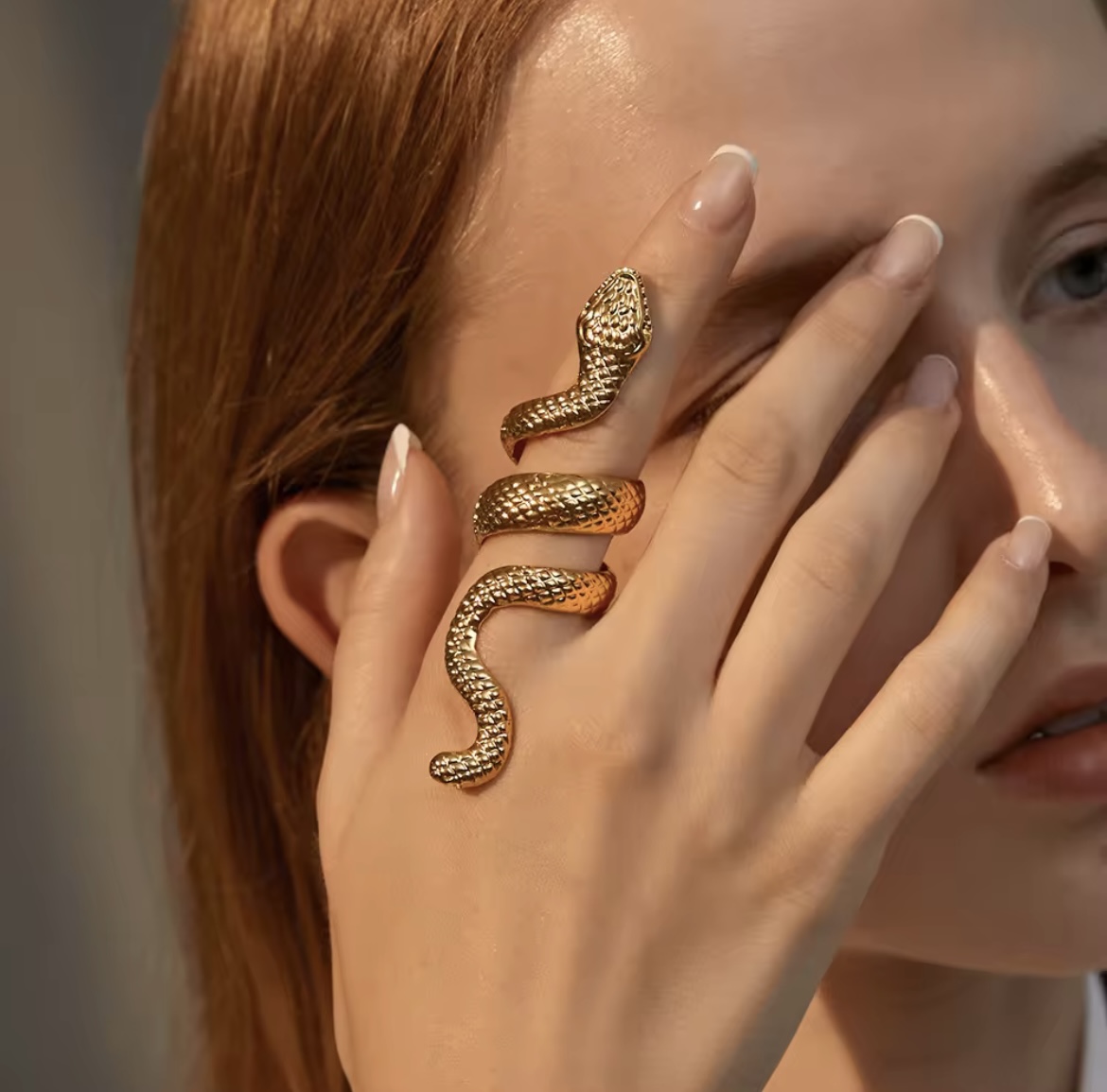 Snake Adjustable Ring